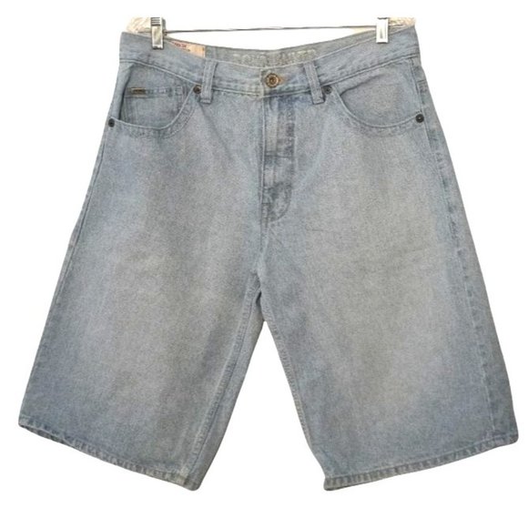 Vintage Ecko Shorts, Blue Jean Shorts, Mens Size 34, Light Wash Denim, Ecko UNLT - Picture 4 of 9